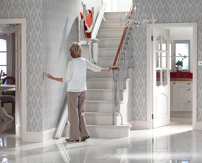 stairlift with remote control