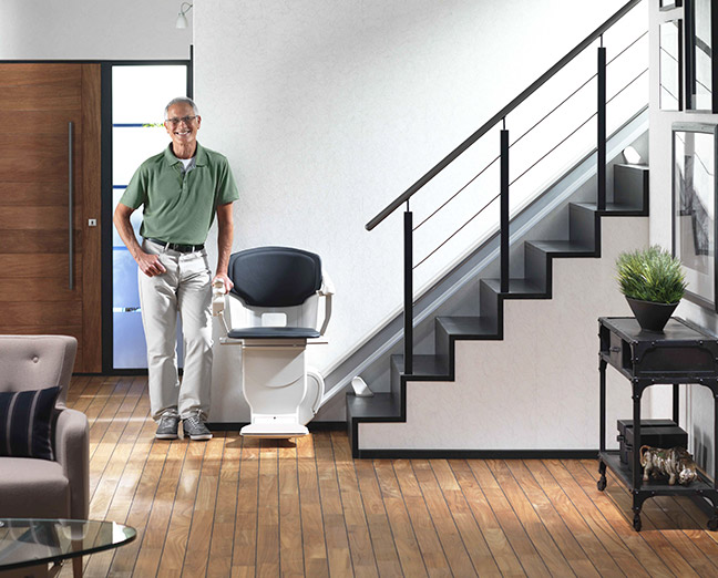 stairlift stannah solus black design