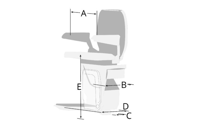 Outdoor Stairlift Dimensions