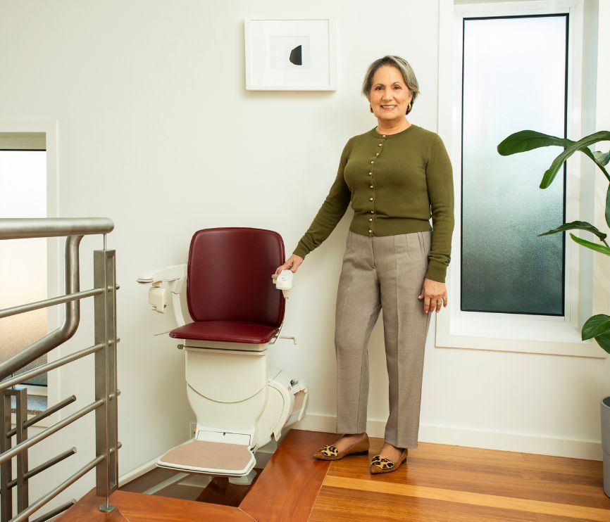 Stairlift design matching the home decor